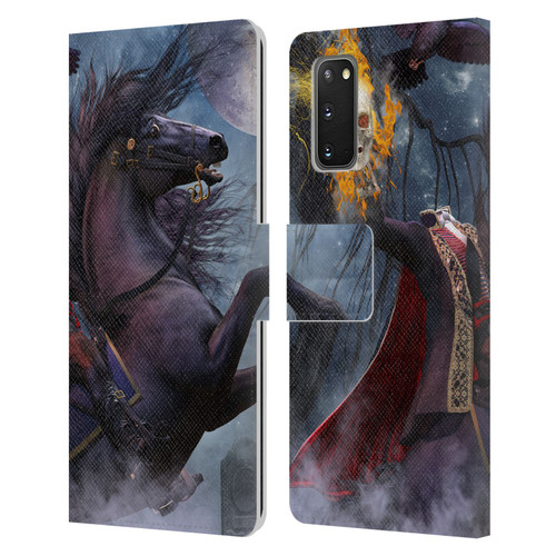 Laurie Prindle Fantasy Horse Sleepy Hollow Warrior Leather Book Wallet Case Cover For Samsung Galaxy S20 / S20 5G