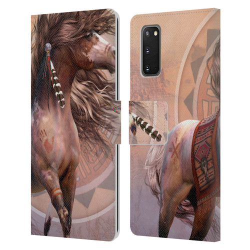 Laurie Prindle Fantasy Horse Spirit Warrior Leather Book Wallet Case Cover For Samsung Galaxy S20 / S20 5G
