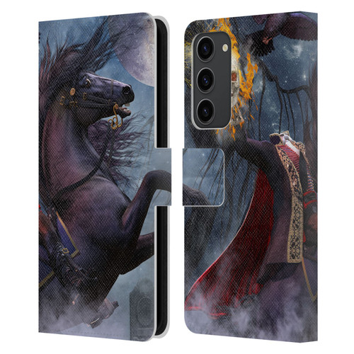 Laurie Prindle Fantasy Horse Sleepy Hollow Warrior Leather Book Wallet Case Cover For Samsung Galaxy S23+ 5G