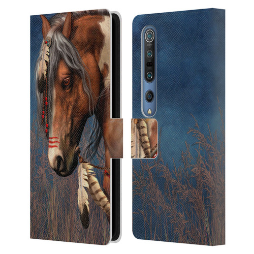 Laurie Prindle Fantasy Horse Native American War Pony Leather Book Wallet Case Cover For Xiaomi Mi 10 5G / Mi 10 Pro 5G