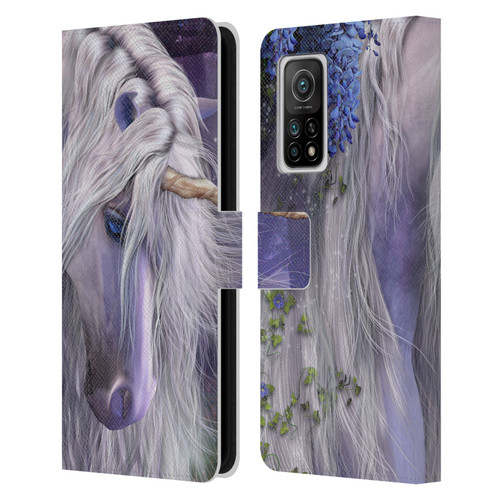 Laurie Prindle Fantasy Horse Moonlight Serenade Unicorn Leather Book Wallet Case Cover For Xiaomi Mi 10T 5G