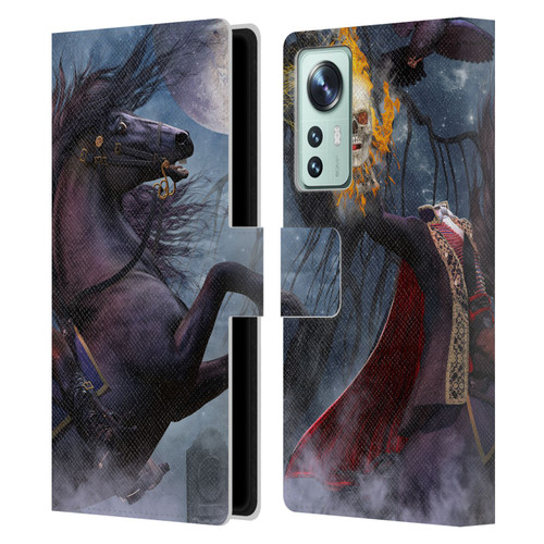 Laurie Prindle Fantasy Horse Sleepy Hollow Warrior Leather Book Wallet Case Cover For Xiaomi 12