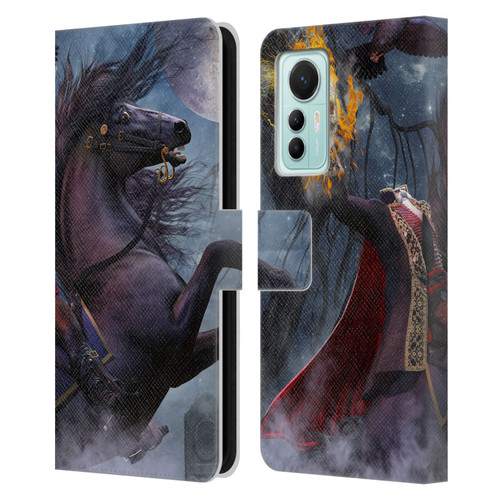Laurie Prindle Fantasy Horse Sleepy Hollow Warrior Leather Book Wallet Case Cover For Xiaomi 12 Lite