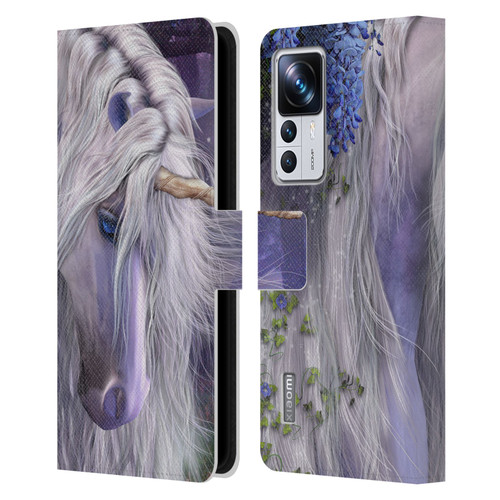 Laurie Prindle Fantasy Horse Moonlight Serenade Unicorn Leather Book Wallet Case Cover For Xiaomi 12T Pro