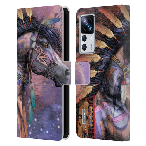 Laurie Prindle Fantasy Horse Native American Shaman Leather Book Wallet Case Cover For Xiaomi 12T Pro