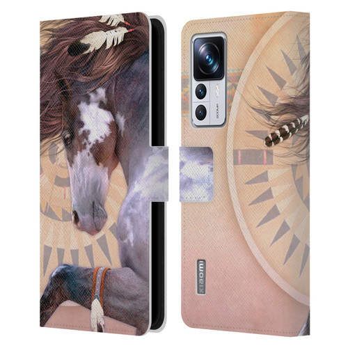 Laurie Prindle Fantasy Horse Native Spirit Leather Book Wallet Case Cover For Xiaomi 12T Pro