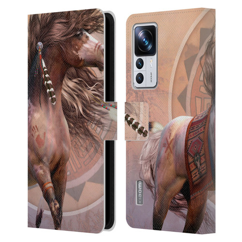 Laurie Prindle Fantasy Horse Spirit Warrior Leather Book Wallet Case Cover For Xiaomi 12T Pro