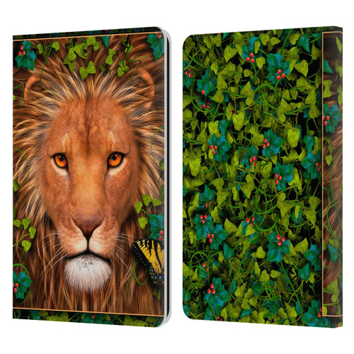 Laurie Prindle Lion Return Of The King Leather Book Wallet Case Cover For Amazon Kindle Paperwhite 1 / 2 / 3