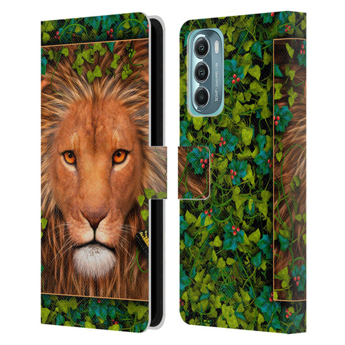Laurie Prindle Lion Return Of The King Leather Book Wallet Case Cover For Motorola Moto G Stylus 5G (2022)