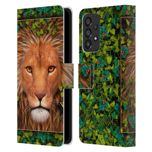 Laurie Prindle Lion Return Of The King Leather Book Wallet Case Cover For Samsung Galaxy A33 5G (2022)