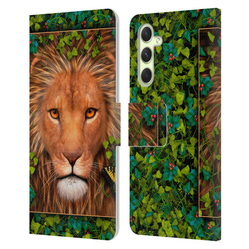 Laurie Prindle Lion Return Of The King Leather Book Wallet Case Cover For Samsung Galaxy A54 5G