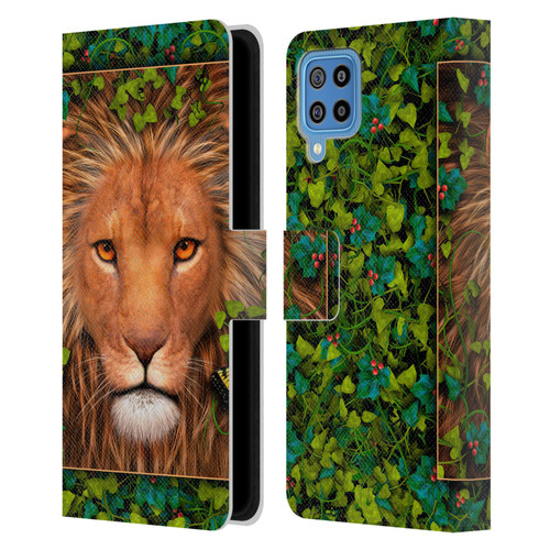 Laurie Prindle Lion Return Of The King Leather Book Wallet Case Cover For Samsung Galaxy F22 (2021)