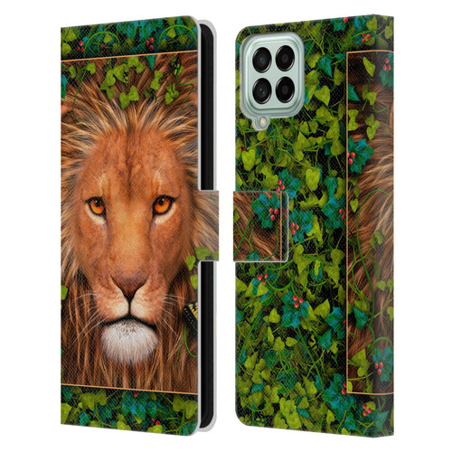 Laurie Prindle Lion Return Of The King Leather Book Wallet Case Cover For Samsung Galaxy M33 (2022)
