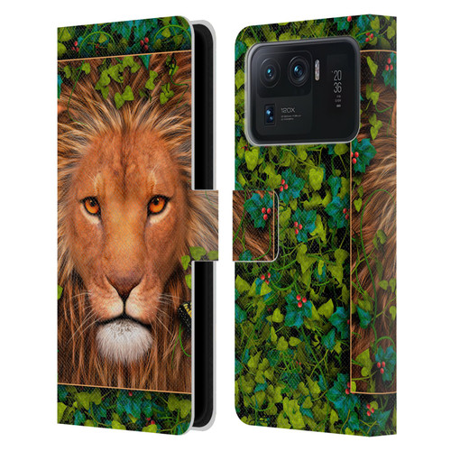 Laurie Prindle Lion Return Of The King Leather Book Wallet Case Cover For Xiaomi Mi 11 Ultra