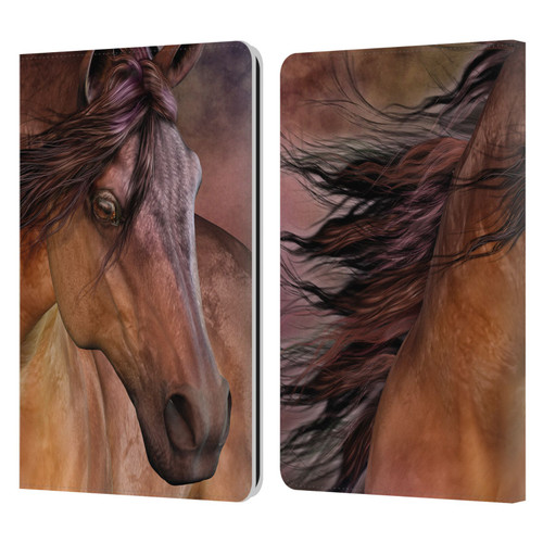 Laurie Prindle Western Stallion Belleze Fiero Leather Book Wallet Case Cover For Amazon Kindle Paperwhite 1 / 2 / 3