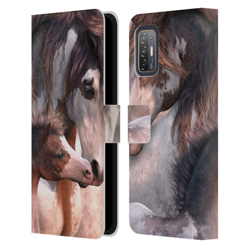 Laurie Prindle Western Stallion Generations Leather Book Wallet Case Cover For HTC Desire 21 Pro 5G