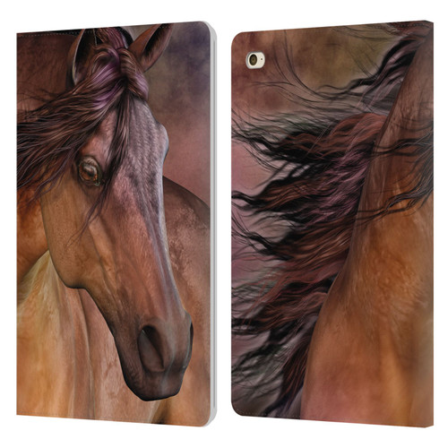 Laurie Prindle Western Stallion Belleze Fiero Leather Book Wallet Case Cover For Apple iPad mini 4