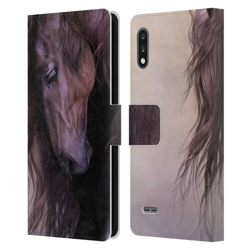 Laurie Prindle Western Stallion Equus Leather Book Wallet Case Cover For LG K22