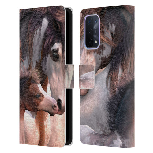 Laurie Prindle Western Stallion Generations Leather Book Wallet Case Cover For OPPO A54 5G