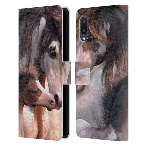 Laurie Prindle Western Stallion Generations Leather Book Wallet Case Cover For Samsung Galaxy A02/M02 (2021)