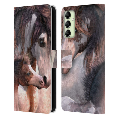 Laurie Prindle Western Stallion Generations Leather Book Wallet Case Cover For Samsung Galaxy A14 5G