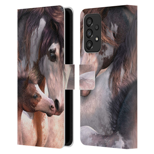 Laurie Prindle Western Stallion Generations Leather Book Wallet Case Cover For Samsung Galaxy A33 5G (2022)