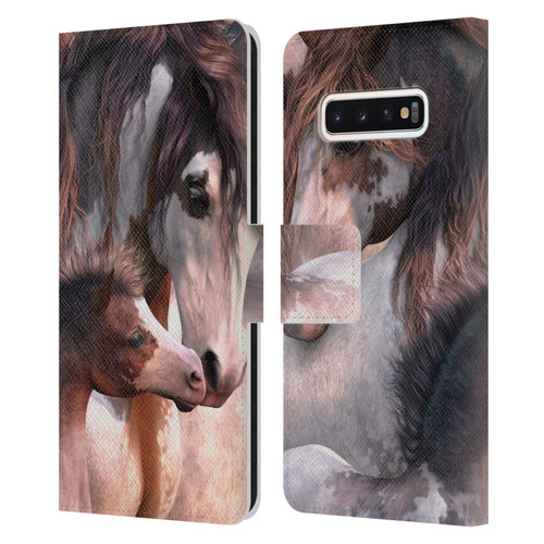 Laurie Prindle Western Stallion Generations Leather Book Wallet Case Cover For Samsung Galaxy S10