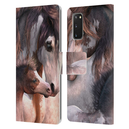 Laurie Prindle Western Stallion Generations Leather Book Wallet Case Cover For Samsung Galaxy S20 / S20 5G