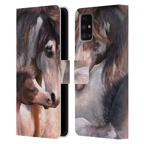 Laurie Prindle Western Stallion Generations Leather Book Wallet Case Cover For Samsung Galaxy M31s (2020)