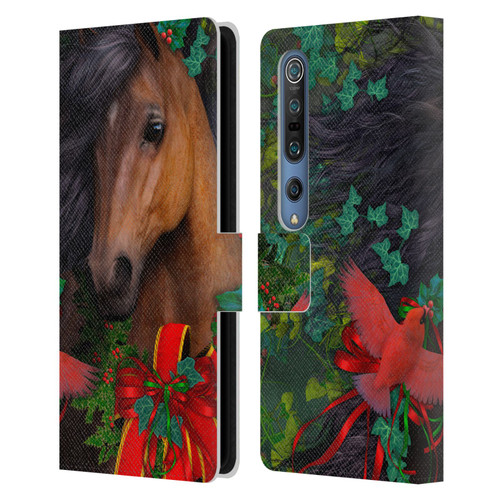 Laurie Prindle Western Stallion A Morgan Christmas Leather Book Wallet Case Cover For Xiaomi Mi 10 5G / Mi 10 Pro 5G
