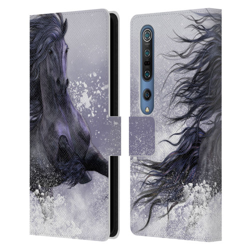 Laurie Prindle Western Stallion Winter Thunder Leather Book Wallet Case Cover For Xiaomi Mi 10 5G / Mi 10 Pro 5G