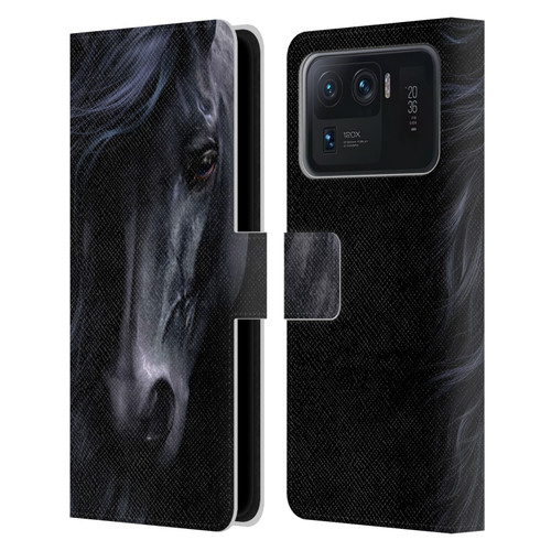 Laurie Prindle Western Stallion The Black Leather Book Wallet Case Cover For Xiaomi Mi 11 Ultra