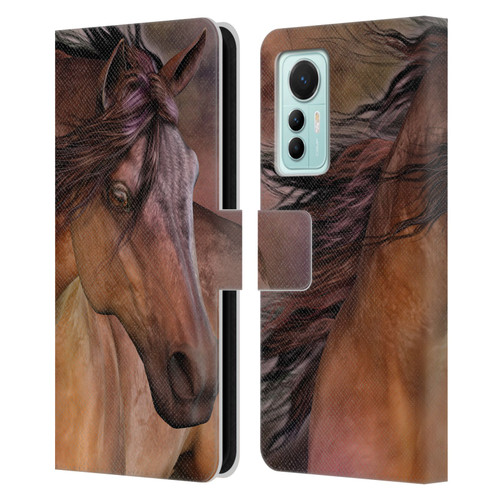Laurie Prindle Western Stallion Belleze Fiero Leather Book Wallet Case Cover For Xiaomi 12 Lite
