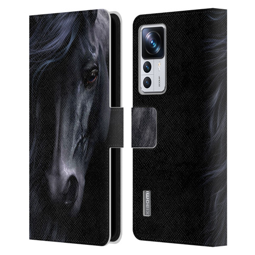 Laurie Prindle Western Stallion The Black Leather Book Wallet Case Cover For Xiaomi 12T Pro