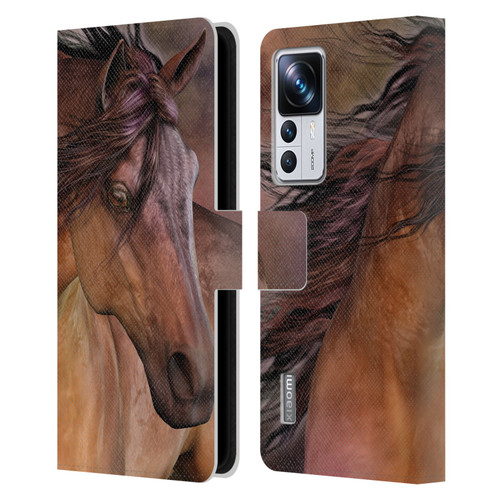 Laurie Prindle Western Stallion Belleze Fiero Leather Book Wallet Case Cover For Xiaomi 12T Pro