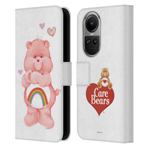 Care Bears Classic Cheer Leather Book Wallet Case Cover For OPPO Reno10 5G / Reno10 Pro 5G