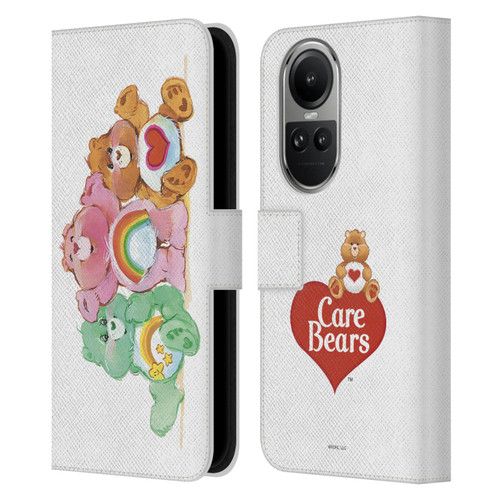 Care Bears Classic Group Leather Book Wallet Case Cover For OPPO Reno10 5G / Reno10 Pro 5G