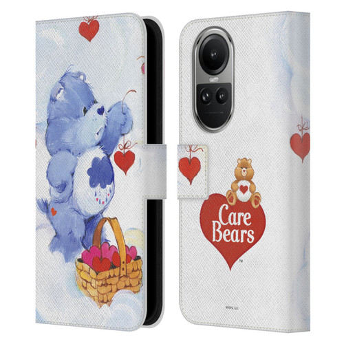 Care Bears Classic Grumpy Leather Book Wallet Case Cover For OPPO Reno10 5G / Reno10 Pro 5G