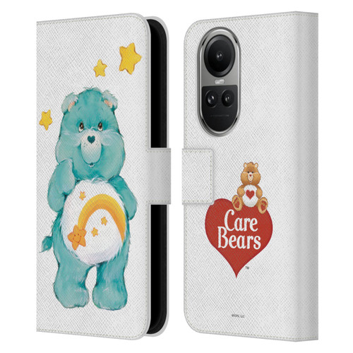 Care Bears Classic Wish Leather Book Wallet Case Cover For OPPO Reno10 5G / Reno10 Pro 5G