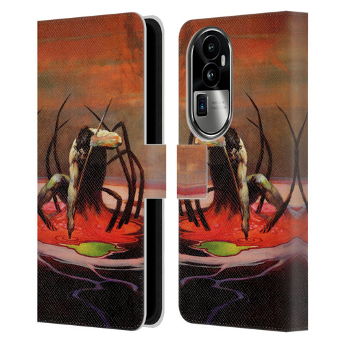 Frank Frazetta Fantasy The Spider King Leather Book Wallet Case Cover For OPPO Reno10 Pro+