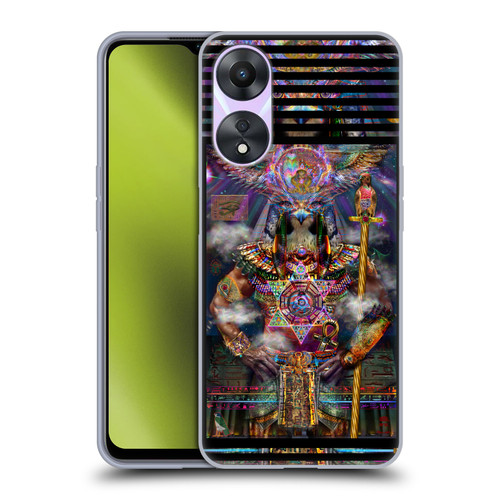 Jumbie Art Gods and Goddesses Horus Soft Gel Case for OPPO A78 4G