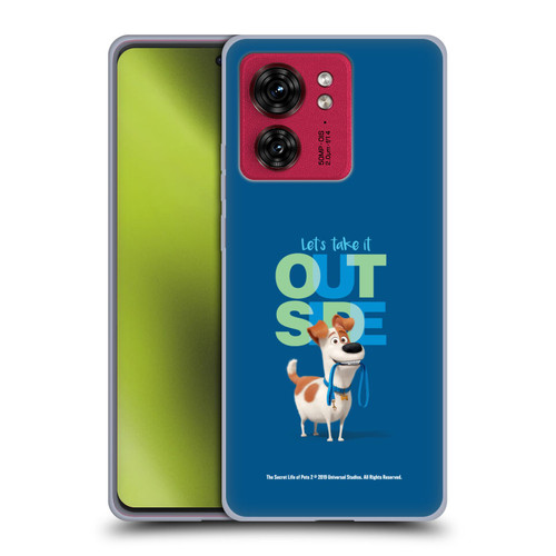 The Secret Life of Pets 2 II For Pet's Sake Max Dog Leash Soft Gel Case for Motorola Moto Edge 40