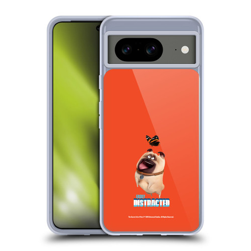 The Secret Life of Pets 2 II For Pet's Sake Mel Pug Dog Butterfly Soft Gel Case for Google Pixel 8