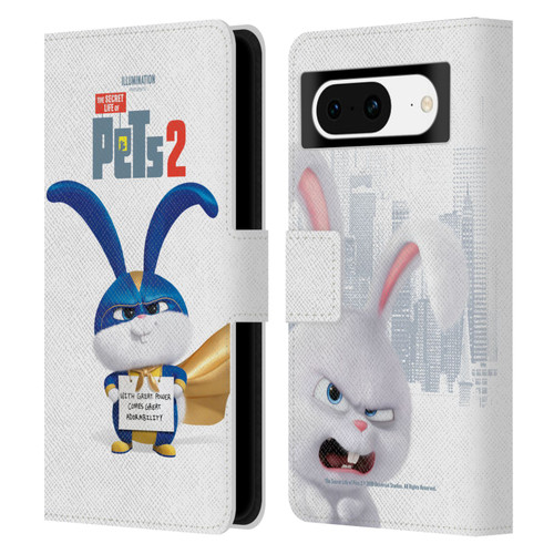 The Secret Life of Pets 2 Character Posters Snowball Rabbit Bunny Leather Book Wallet Case Cover For Google Pixel 8