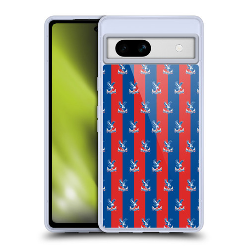 Crystal Palace FC Crest Pattern Soft Gel Case for Google Pixel 7a