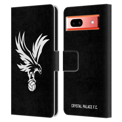 Crystal Palace FC Crest Eagle Grey Leather Book Wallet Case Cover For Google Pixel 7a