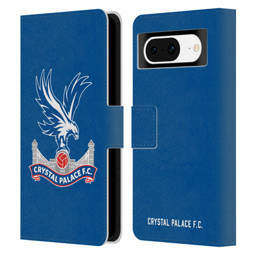 Crystal Palace FC Crest Plain Leather Book Wallet Case Cover For Google Pixel 8