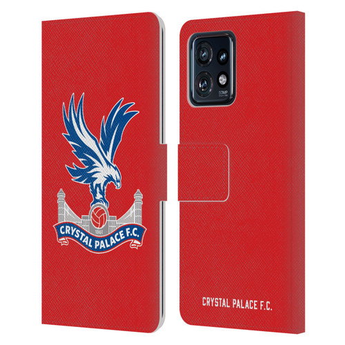 Crystal Palace FC Crest Eagle Leather Book Wallet Case Cover For Motorola Moto Edge 40 Pro