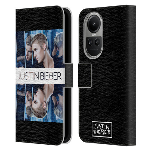 Justin Bieber Purpose Mirrored Leather Book Wallet Case Cover For OPPO Reno10 5G / Reno10 Pro 5G
