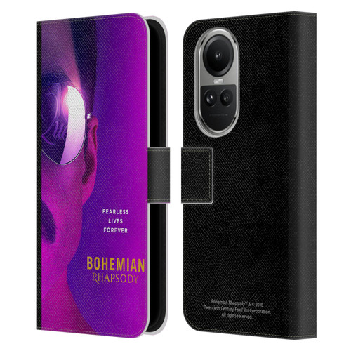 Queen Bohemian Rhapsody Movie Poster Leather Book Wallet Case Cover For OPPO Reno10 5G / Reno10 Pro 5G